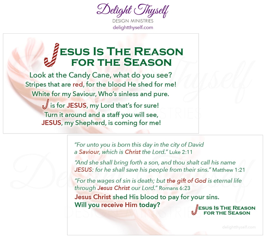 Share The Gospel This Christmas Delight Thyself Design Ministries