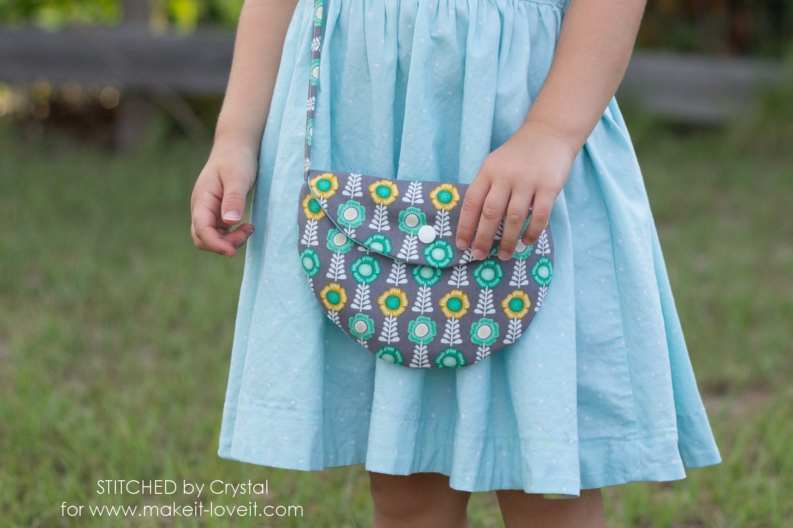Simple CIRCLE PURSE Tutorial for Girls Make It Love It