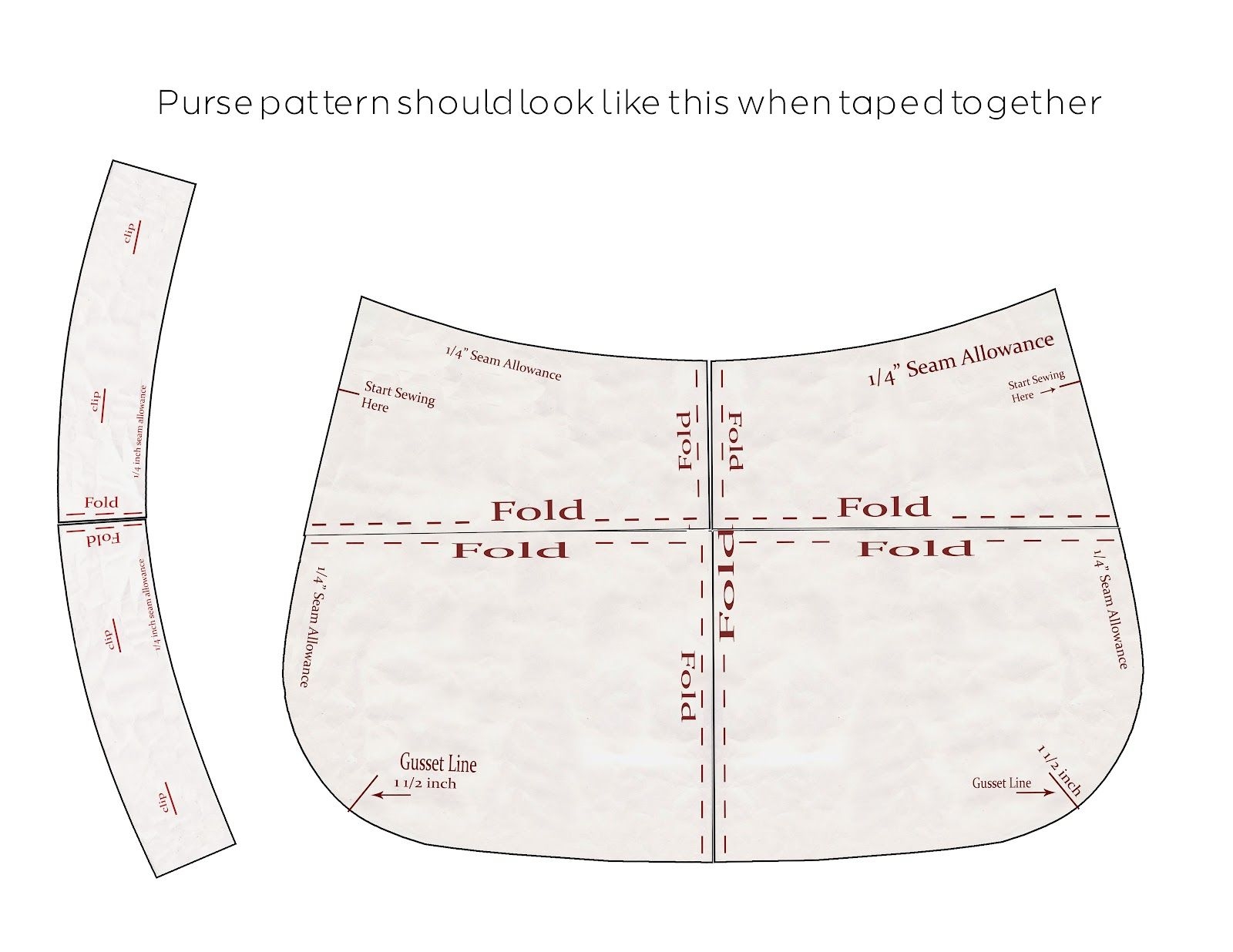 Skirt Purse Tutorial