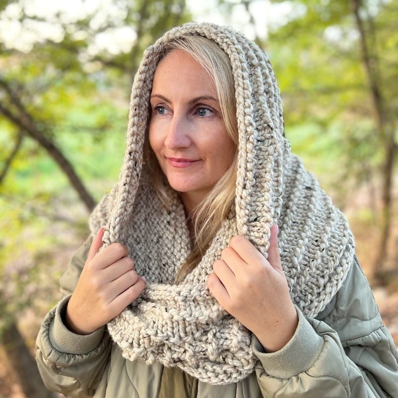 Snood Knitting Pattern Free Easy Handy Little Me