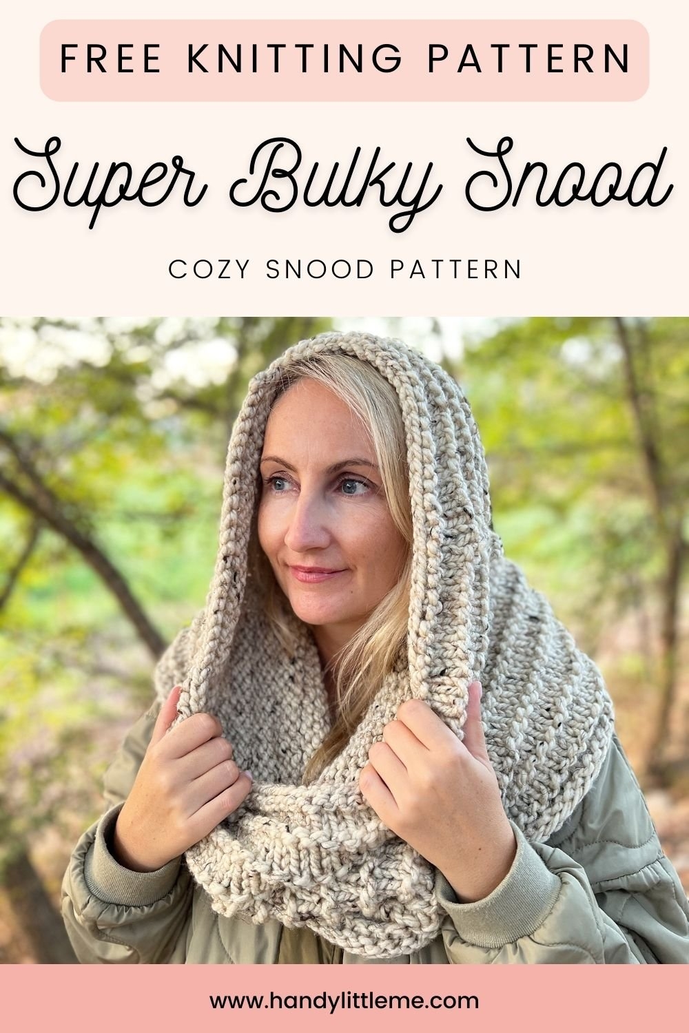 Snood Knitting Pattern Free Easy Handy Little Me