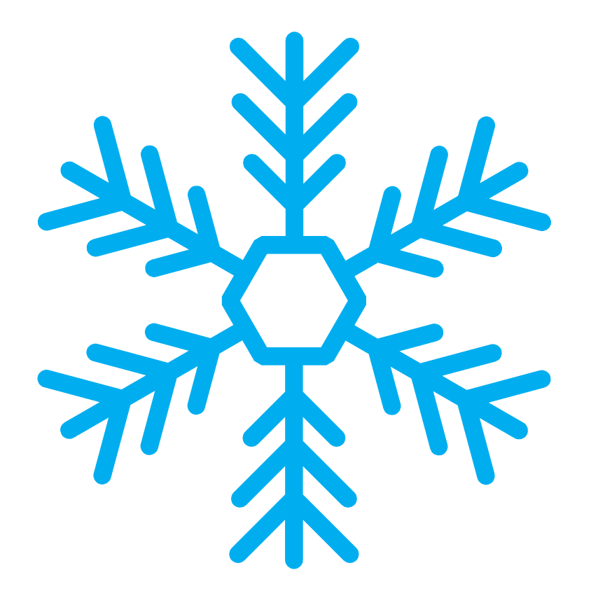 Snowflake Winter Free Svg File SVG Heart