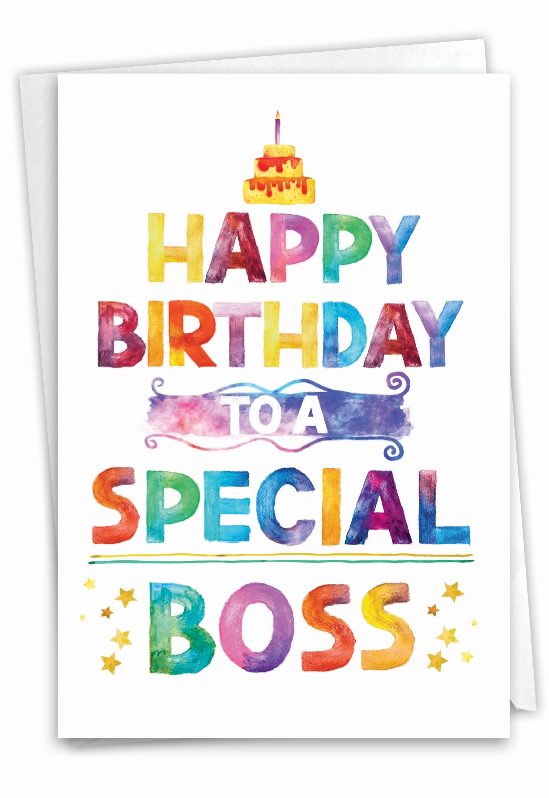 Special Boss Funny Birthday Greeting Card