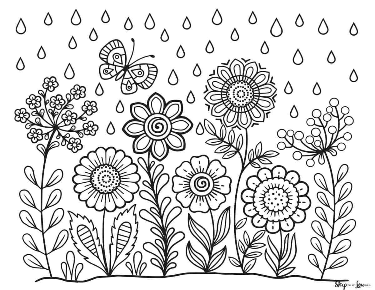 Spring Coloring Pages Skip To My Lou