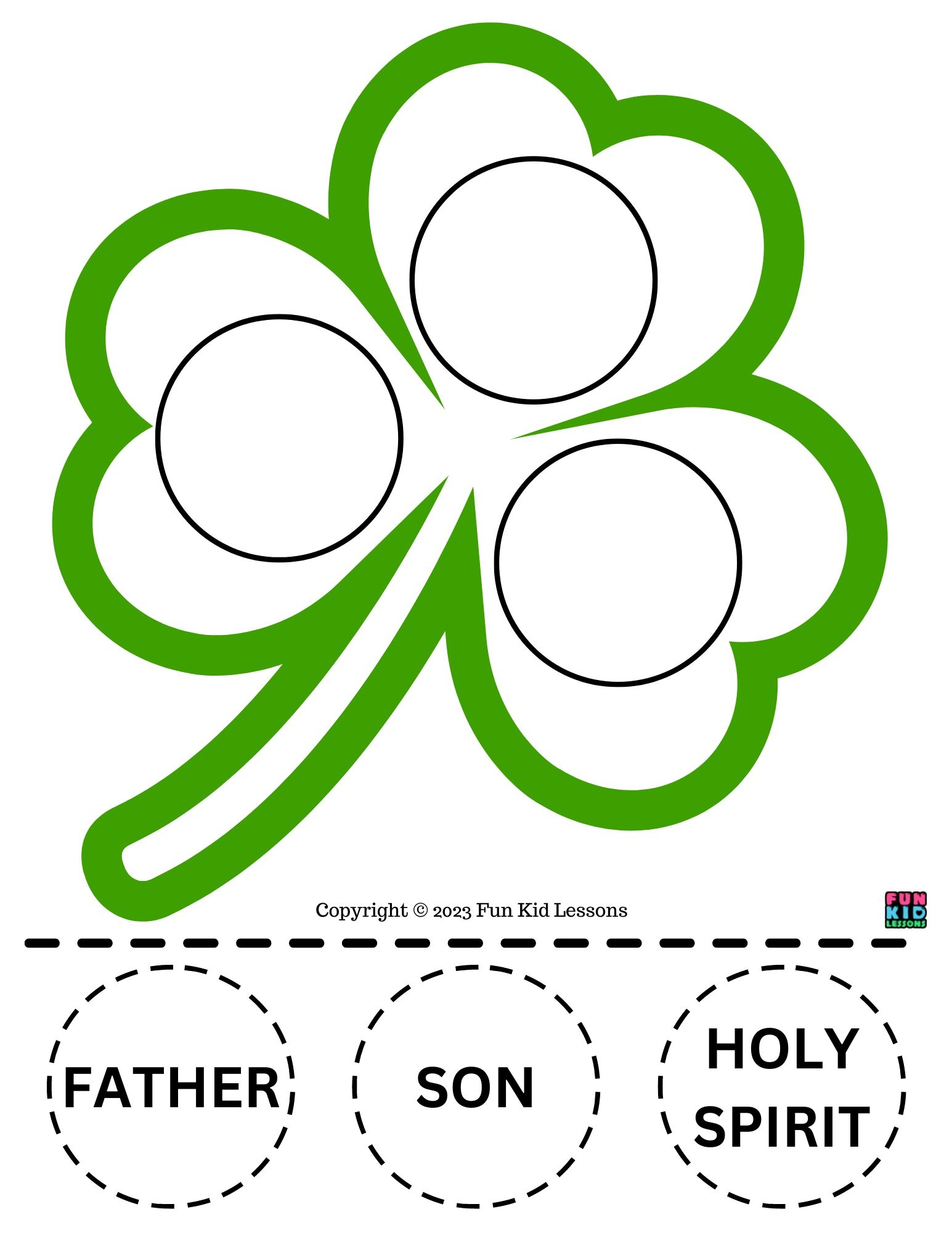 St Patrick s Day Mark 16 15 Shamrock Flip Book And Trinity Activities Classful
