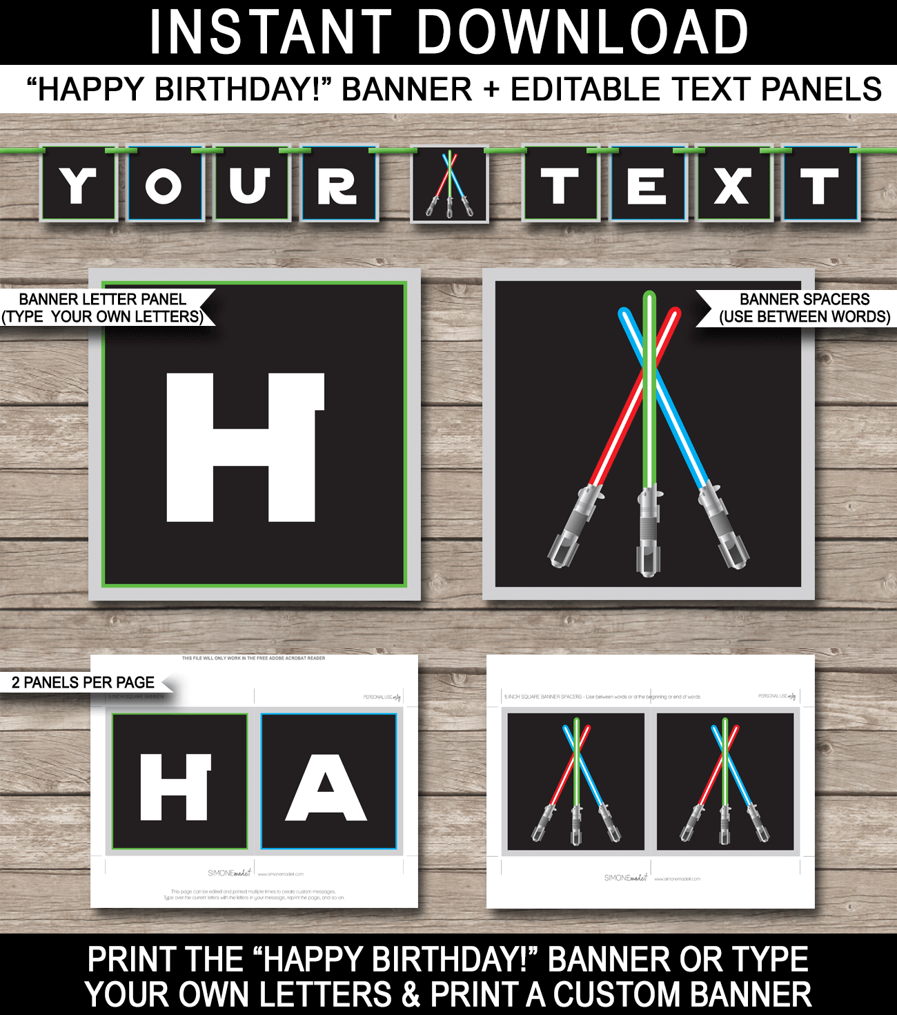 Star Wars Printable Banners Free