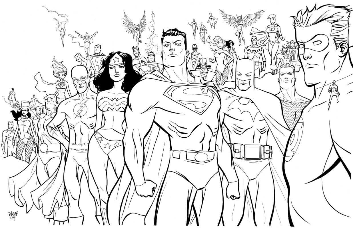 Superhero Coloring Pages Printable Coloring Pages