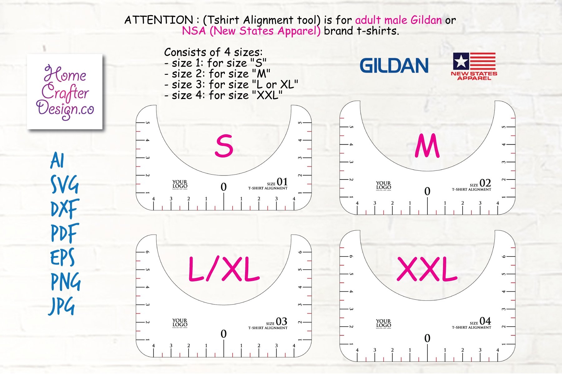 Free Printable T Shirt Alignment Tool