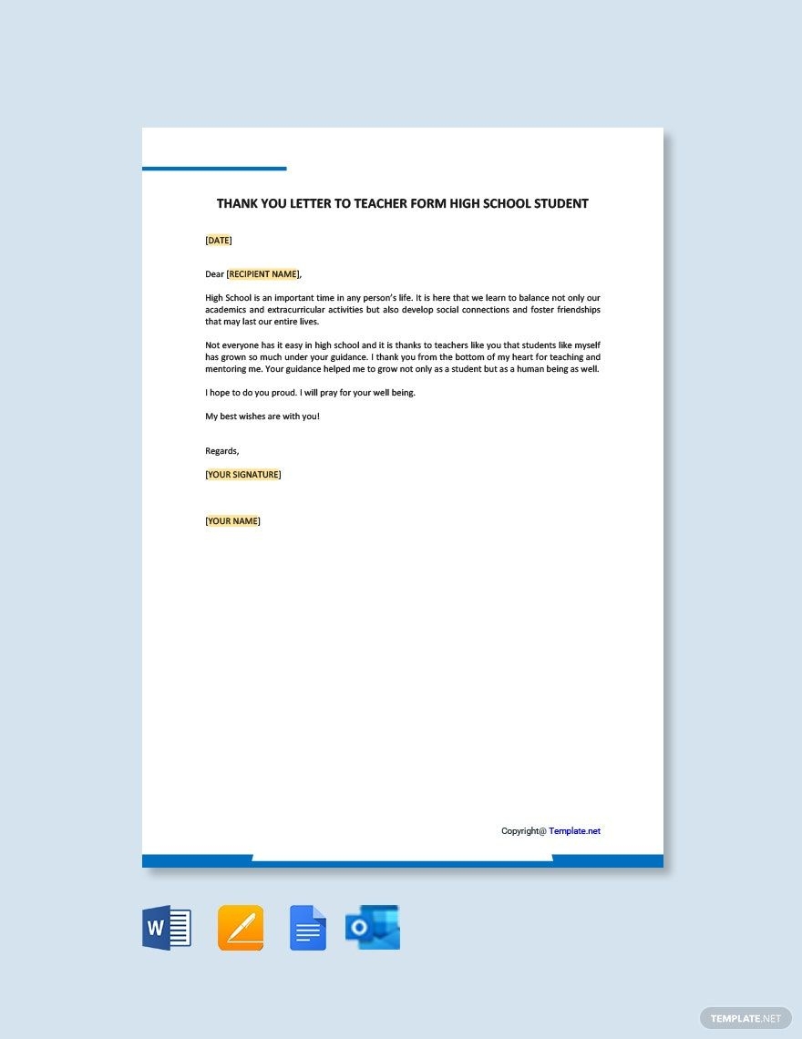 Teacher Templates In Word FREE Download Template