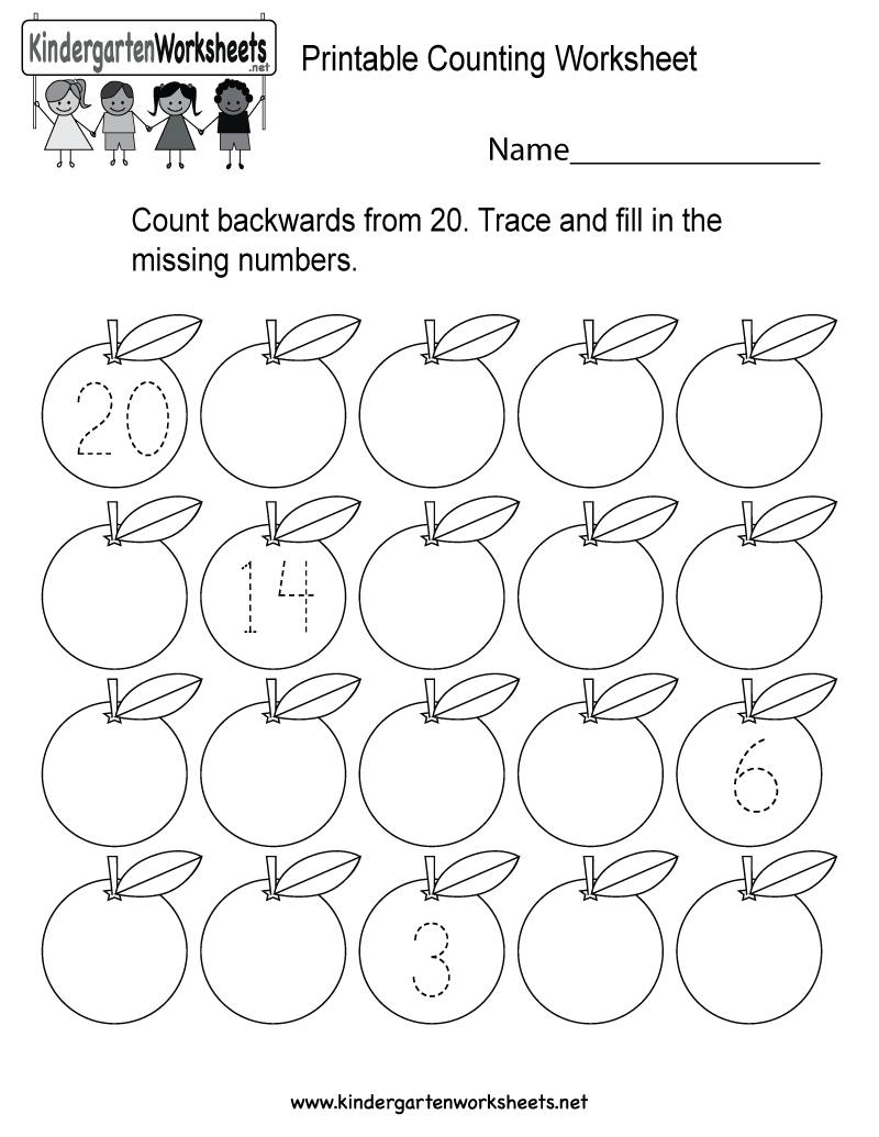 Ten Tastic Counting Worksheet