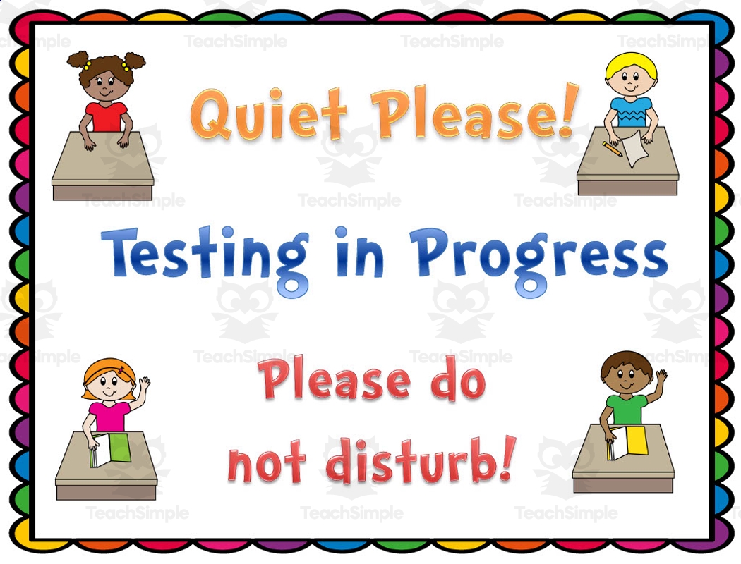 Free Printable Testing Signs