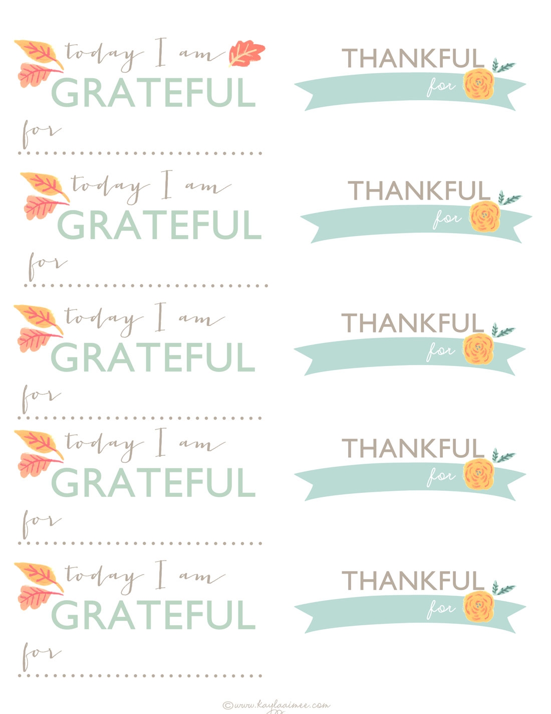 Thanksgiving Gratitude Jar Free Printable Thankful Cards 