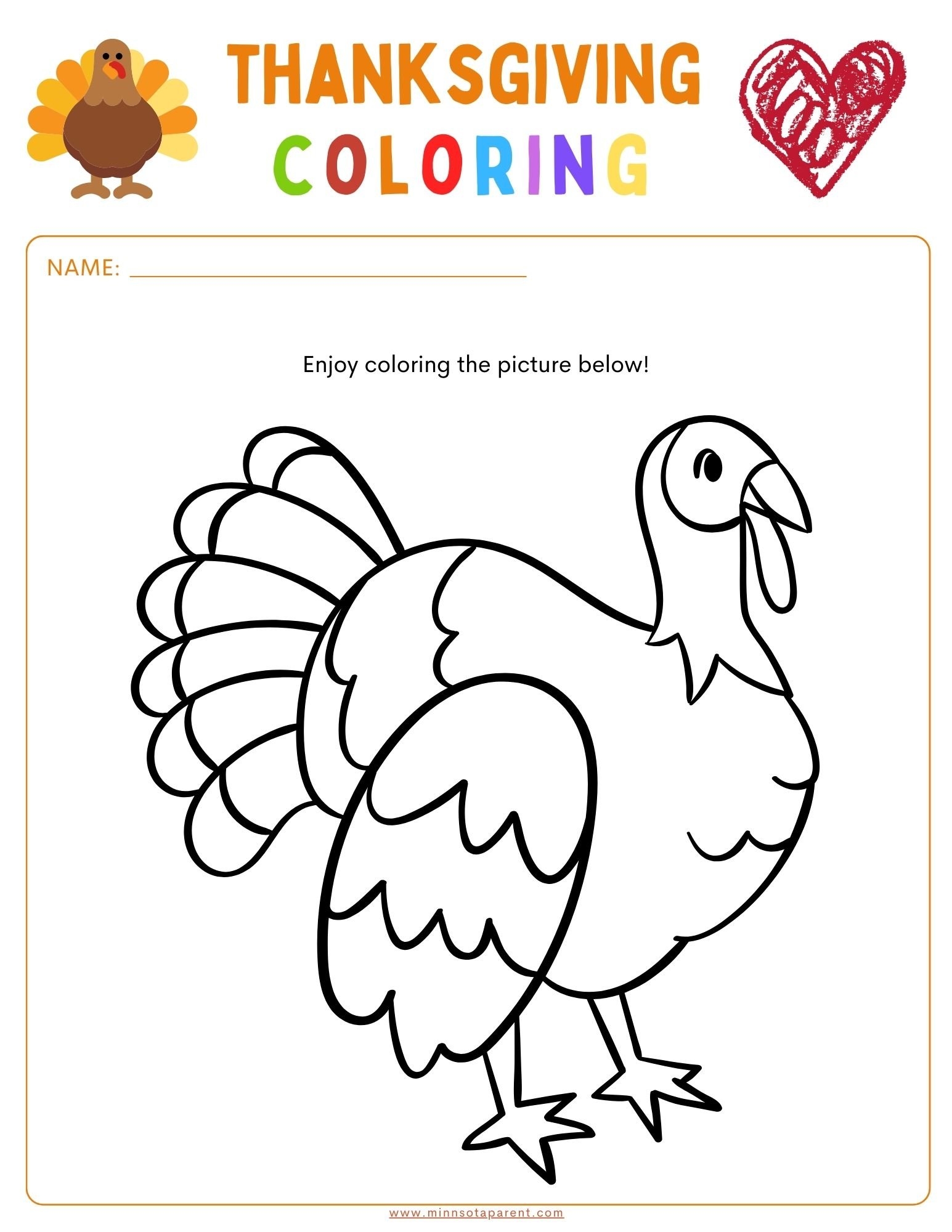 Thanksgiving Printables And Activity Pages For Kids Minnesota Parent