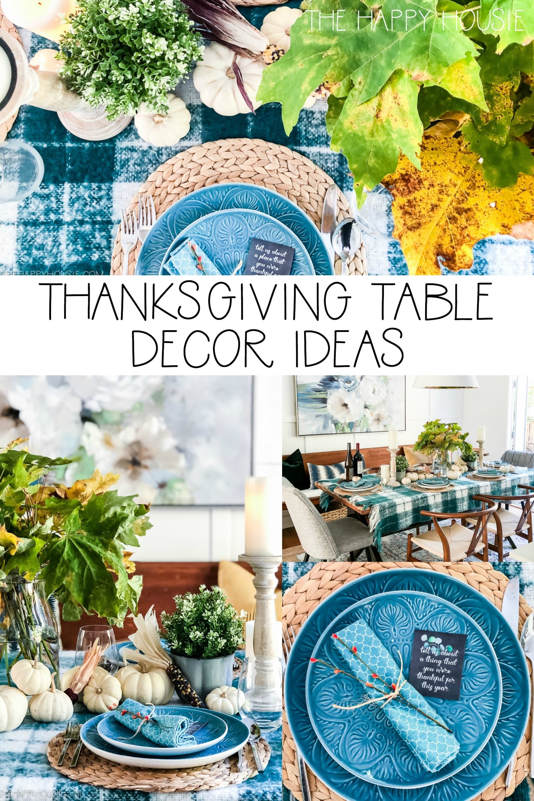 Thanksgiving Table Decor Ideas with Free Printable Thanksgiving Conversation Starters The Happy Housie