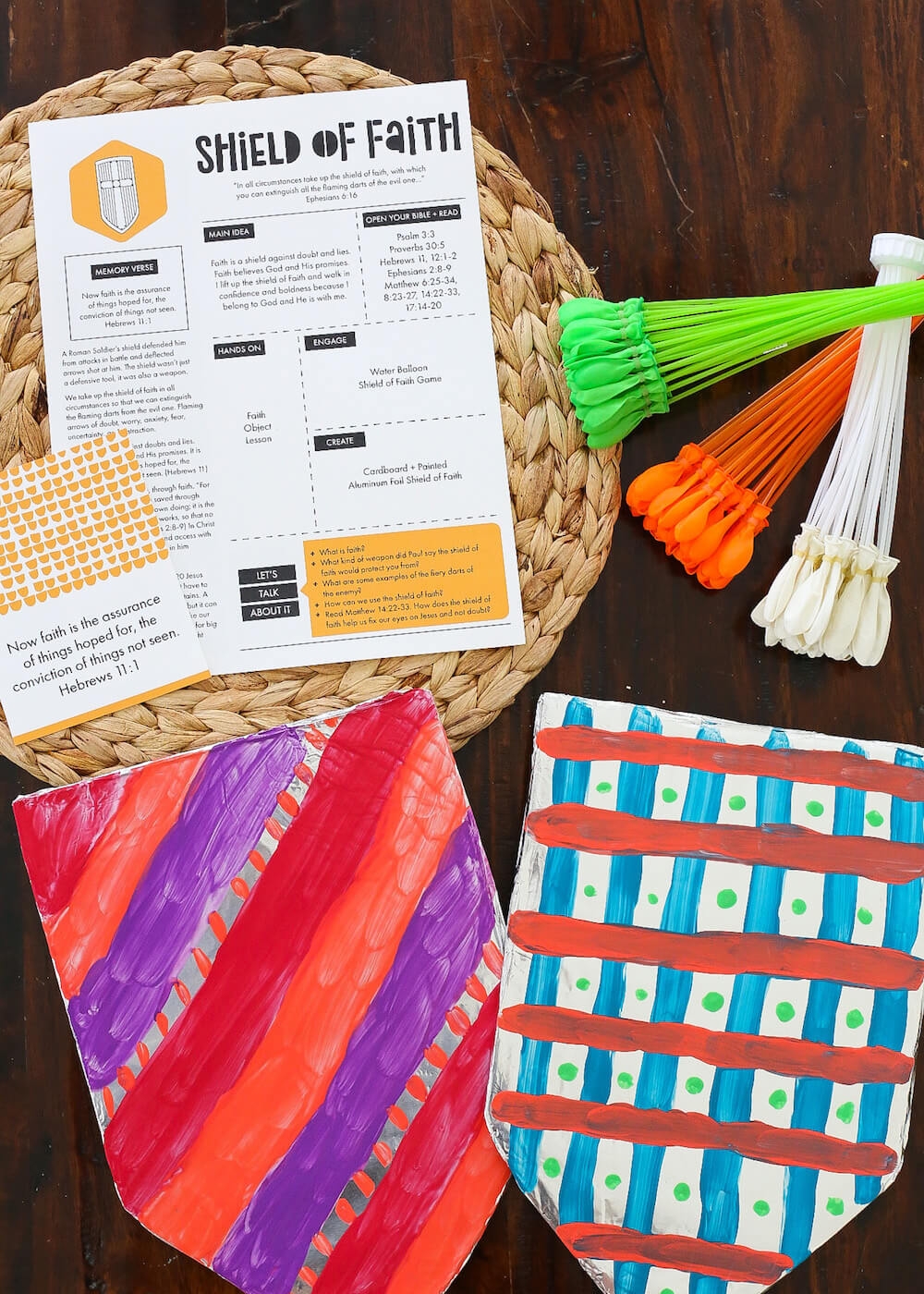 The Armor Of God Shield Of Faith Craft For Kids The Littles Me