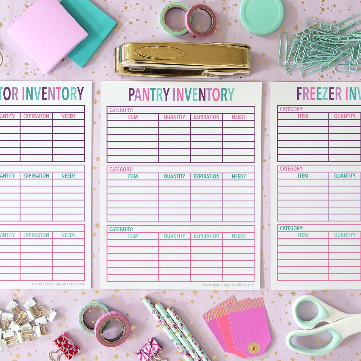 Free Printable Pantry Inventory