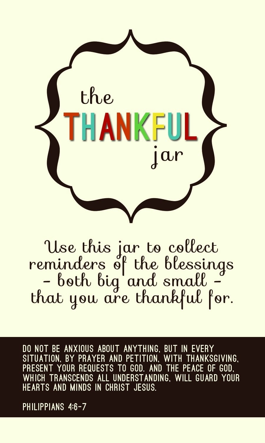 The Thankful Jar Tutorial Printables Christine Trevino