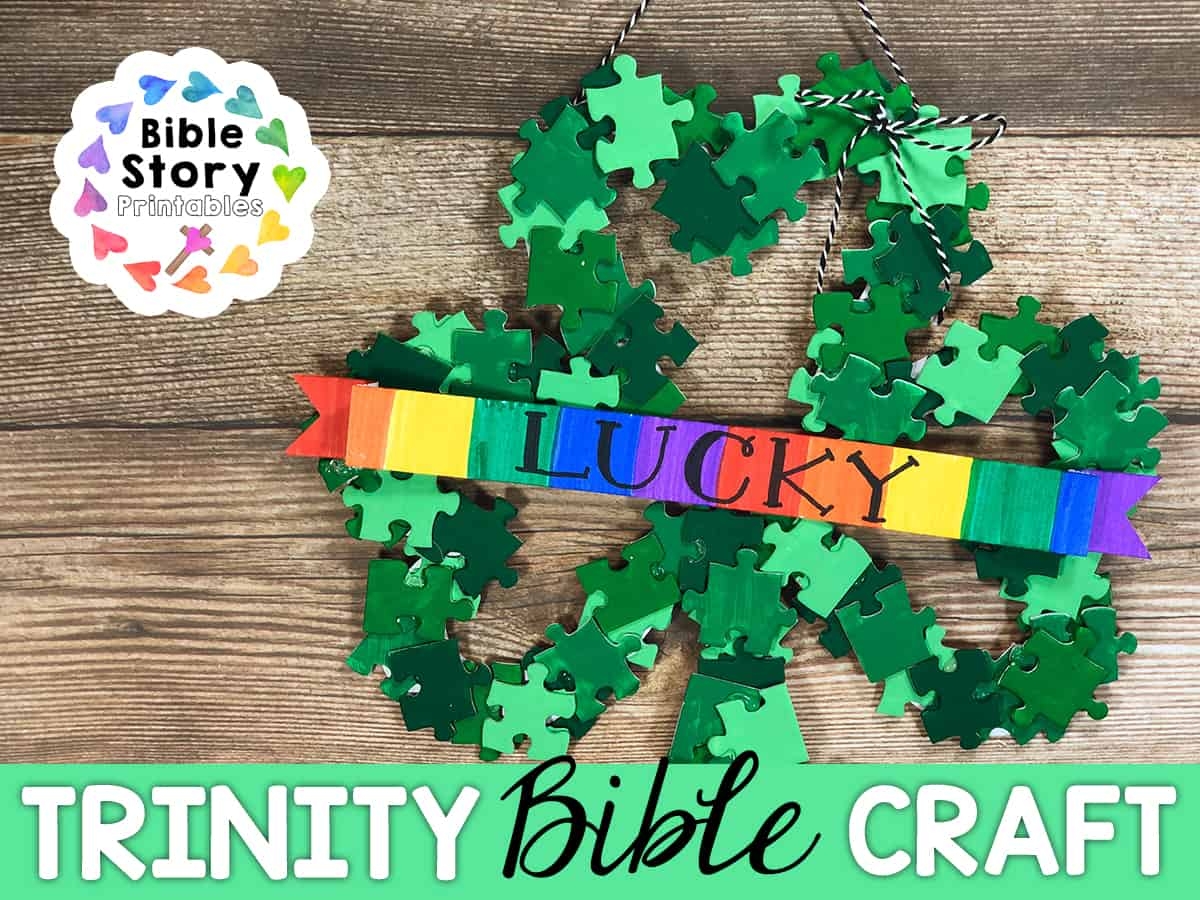 Trinity Clover Bible Craft Bible Story Printables