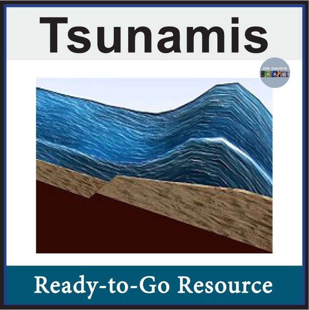 Tsunami Activity Mapping And Earthquake Worksheets Etsy