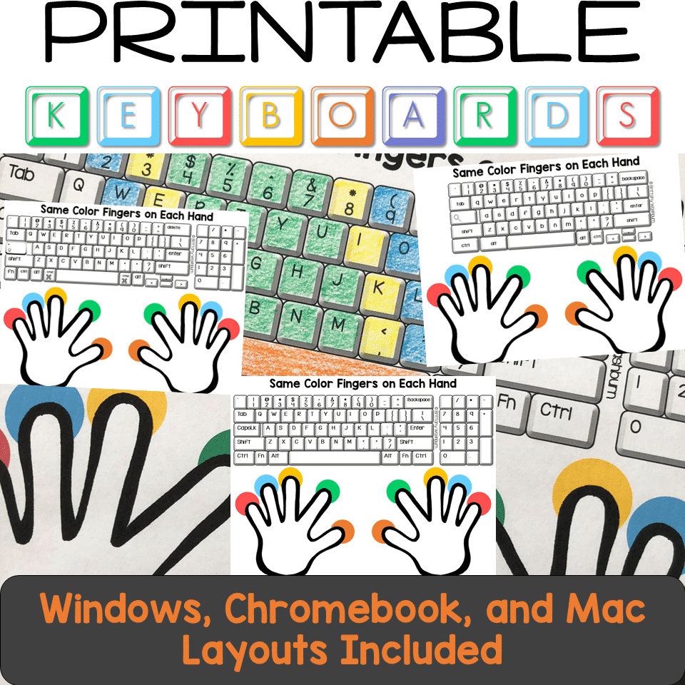 Typing Practice Printable Keyboard Pages 