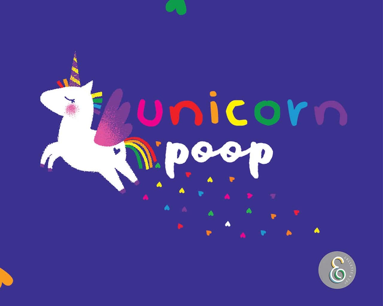 Unicorn Poop Printable Labels Editable Collette Co 