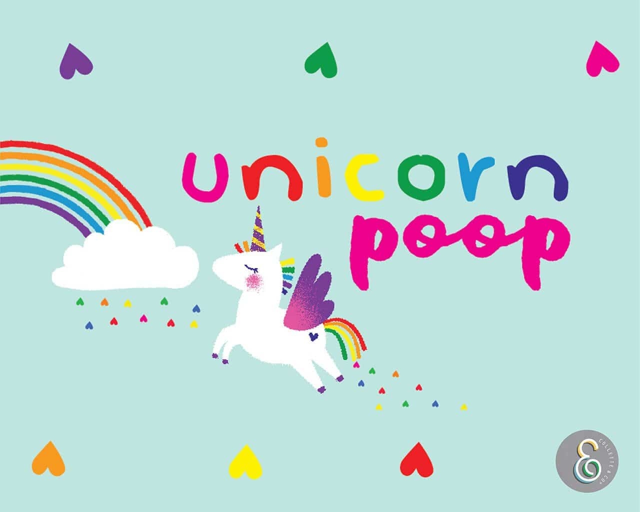Unicorn Poop Printable Labels Editable Collette Co 