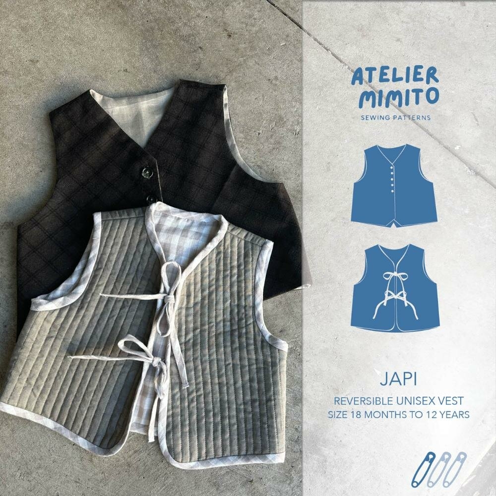 Unisex Vest PDF Pattern For Children