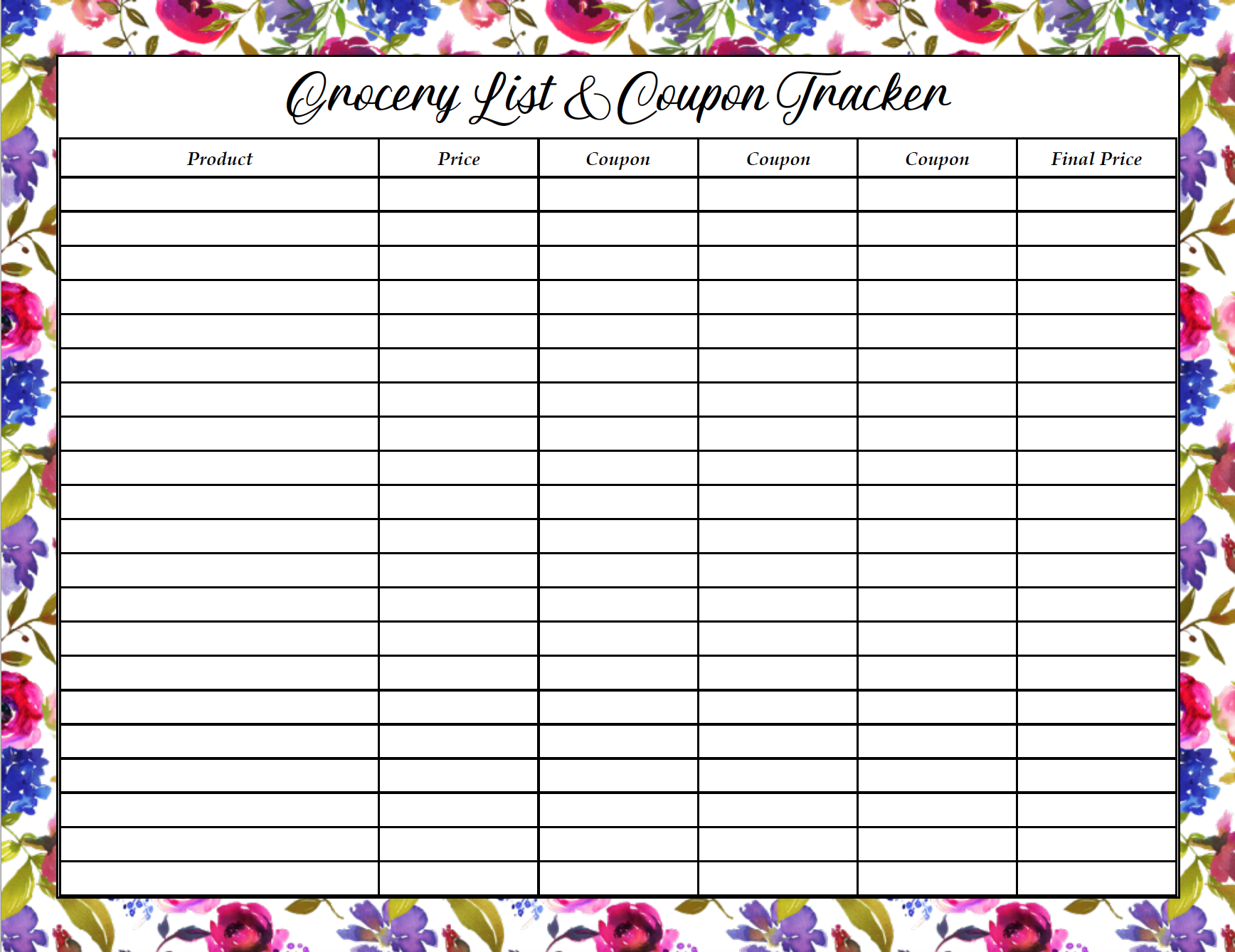 Grocery Coupons Free Printable