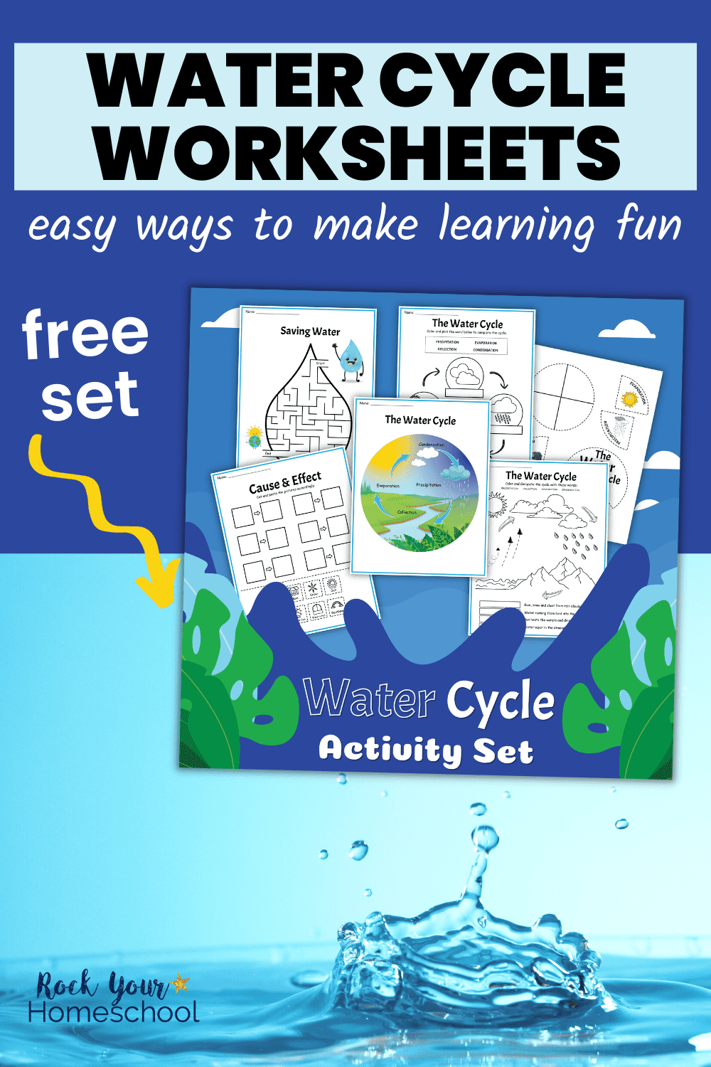 Water Cycle Worksheets Free Printable Pack Of Science Fun Activities
