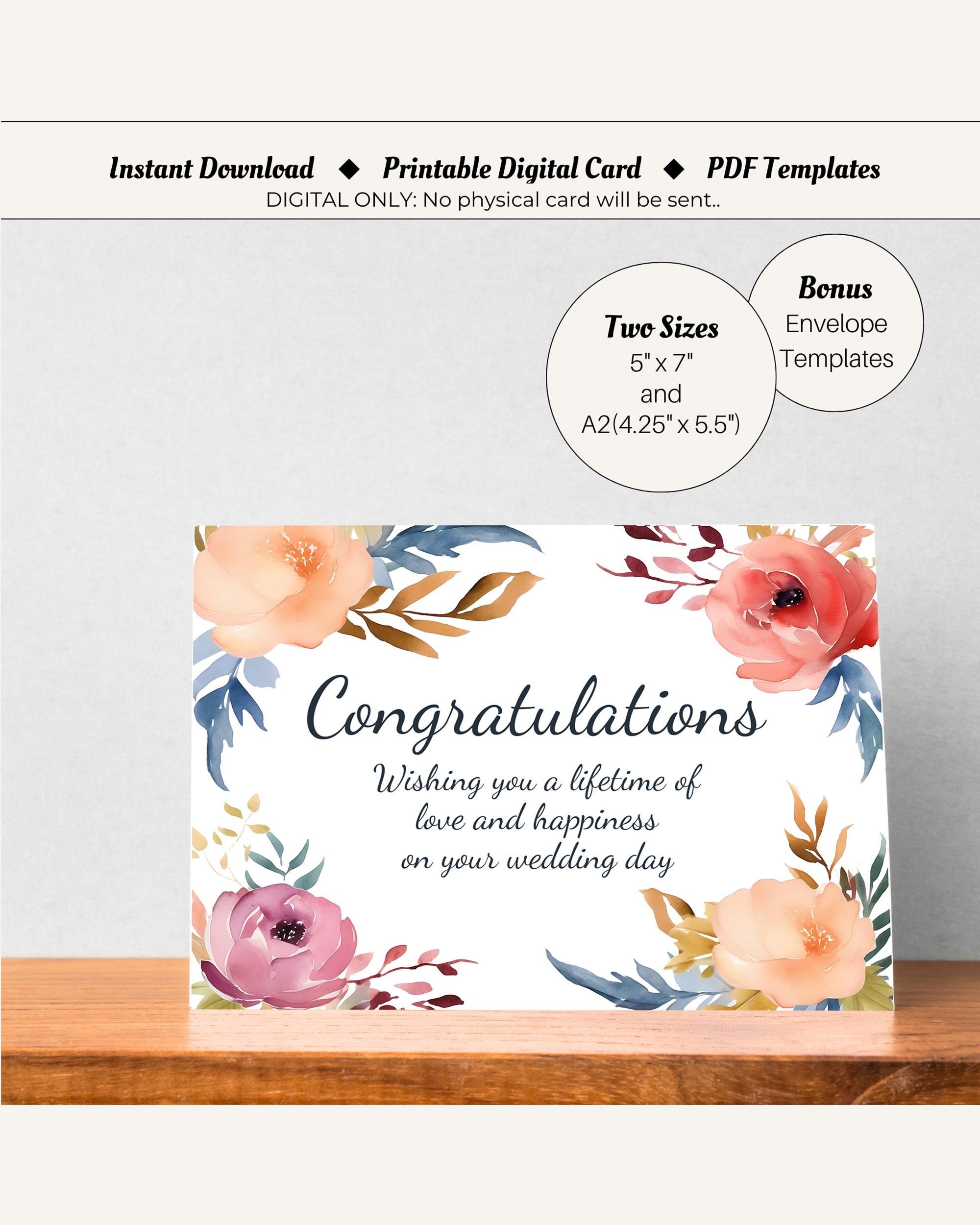 Free Printable Wedding Cards