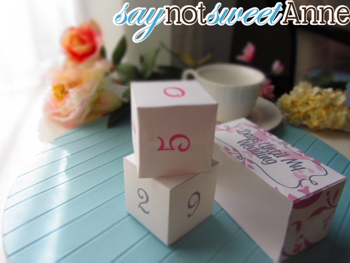 Wedding Countdown Free Printable Sweet Anne Designs