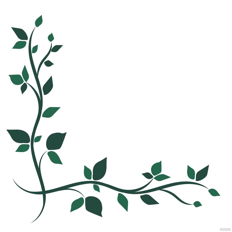 Wedding Vine Clipart In Illustrator SVG JPG EPS PNG Download Template