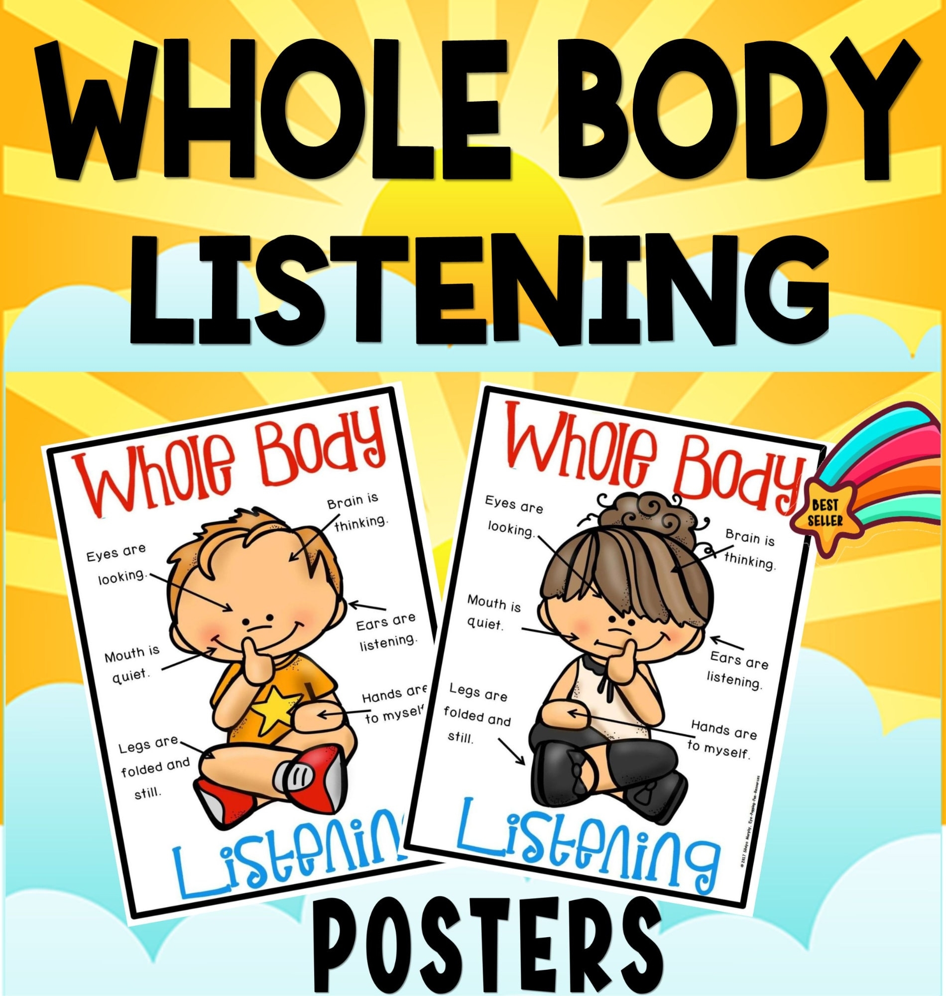 Whole Body Listening Free Printables