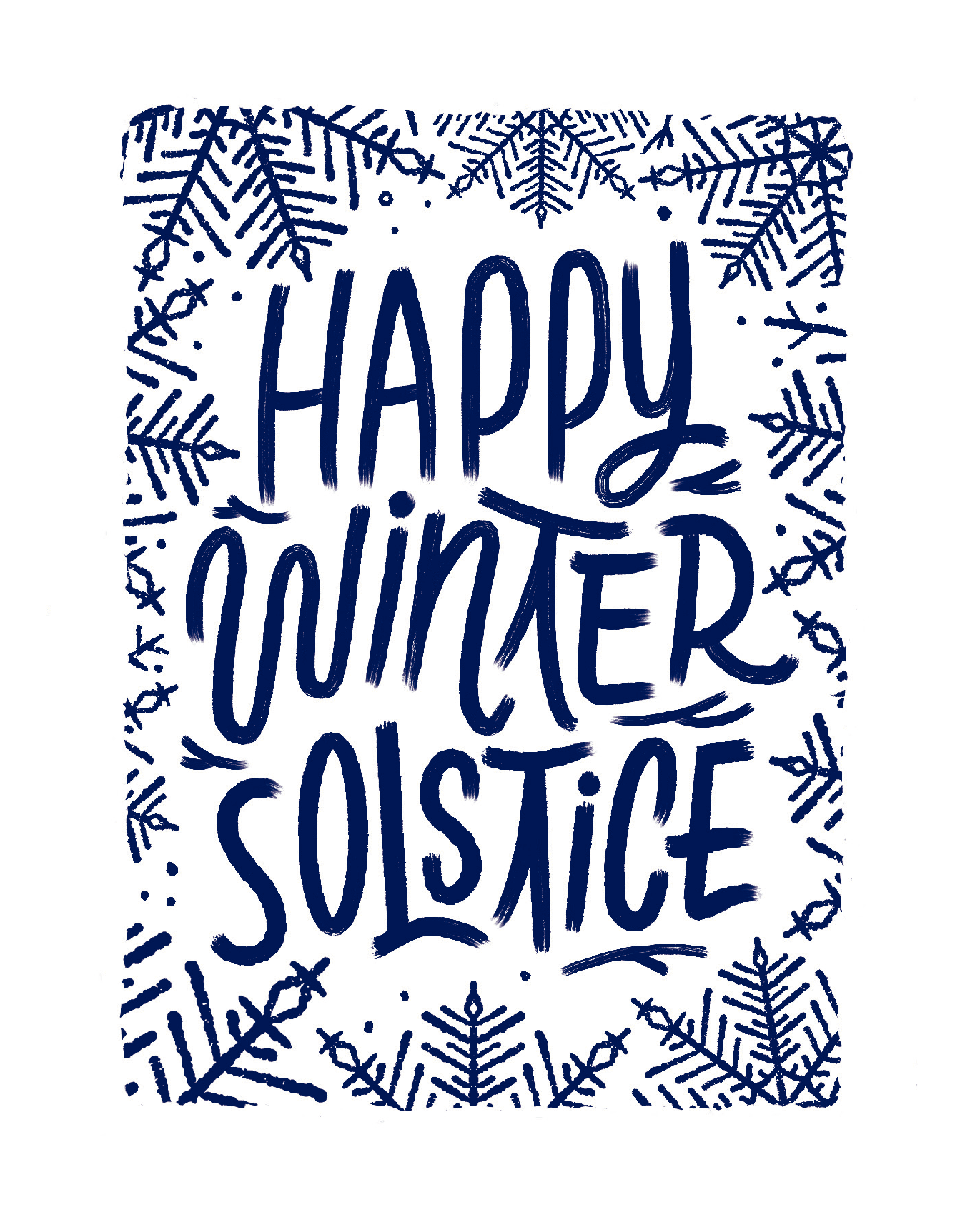 Winter Solstice Cards Free Printable
