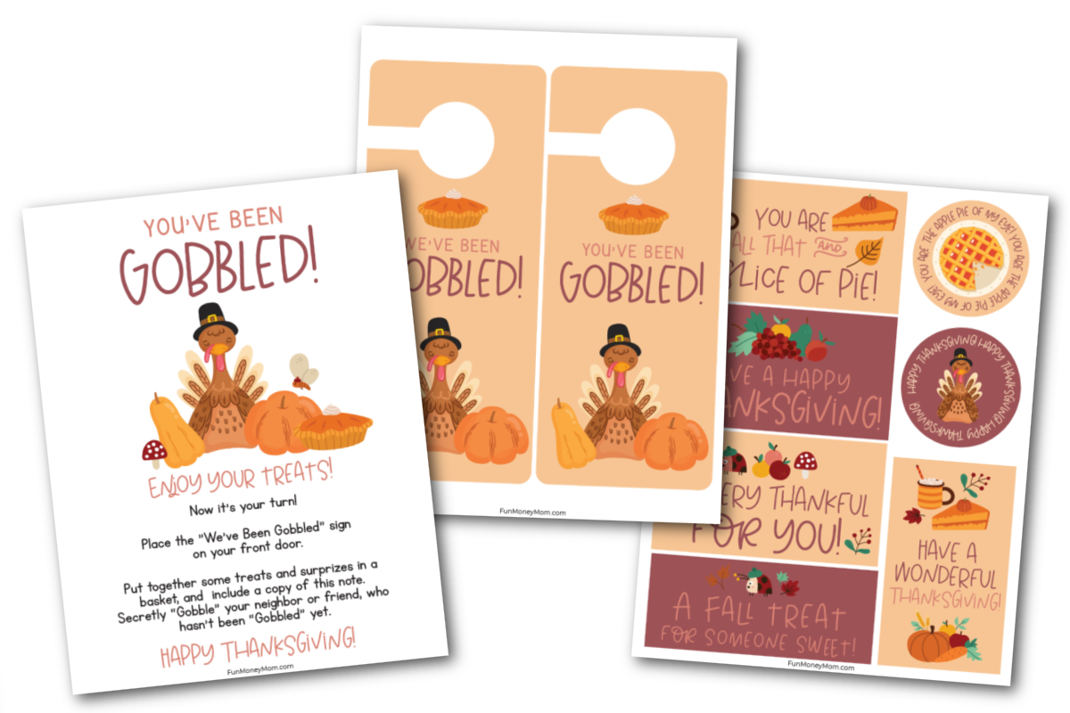 You Ve Been Gobbled Free Printable